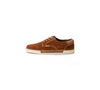 camel active Baskets en cuir pour homme, Marron cognac, 44 EU