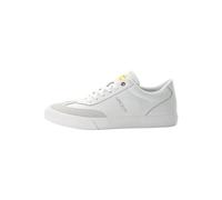 camel active Baskets pour homme en cuir véritable, blanc cassé, 43 EU