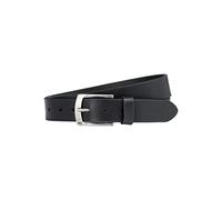 camel active Ceinture en cuir pour homme, Noir, S