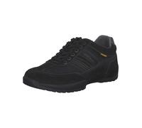 camel active Baskets Driver pour Homme en Cuir véritable, Noir, 42 EU