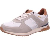 camel active Baskets 54al001 pour homme, Blanc cassé et marron, 41 EU