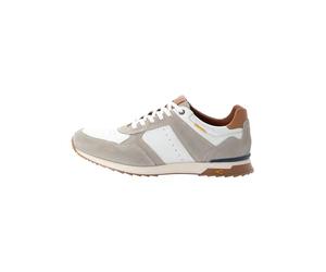 camel active Chaussures à lacets en cuir véritable pour homme, Marron/blanc., 40 EU