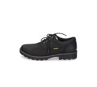 camel active Chaussures Flow Oxford à lacets en cuir véritable pour homme, Noir 100, 41 EU