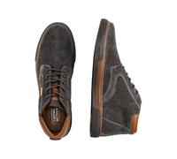 camel active Baskets montantes Blake en cuir pour homme, gris, 43 EU