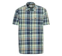 camel active Chemise à Manches Courtes pour Homme en Pur Coton, Pistache, M