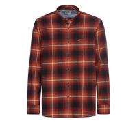 camel active Chemise à Manches Longues pour Homme avec Motif à Carreaux, Rouge/Noir, 6XL