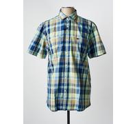 camel active Chemise à Manches Courtes pour Homme en Pur Coton, Pistache, M
