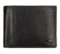 camel active Cuir Porte-Monnaie Pine Horizontal Wallet Black Noir