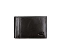 camel active Cuir Porte-Monnaie Pine Horizontal Wallet Slim Black Noir