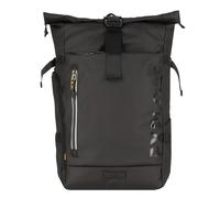 camel active Explore Rolltop Sac à dos pour homme, 26 l, Noir, L, 004118