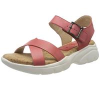 camel active Femme Vision Sandales Plateforme, Rouge (Berry 02), 42 EU