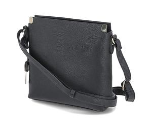 camel active Gela, Sac à bandoulière Femme, Noir, 25 x 6,5 x 23,5
