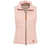 camel active Gilet matelassé Court et léger avec Poignets élastiques Vest, Rose, 42 Femme