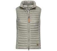 camel active Gilet matelassé pour femme en polyamide recyclé, Vert sauge, 40