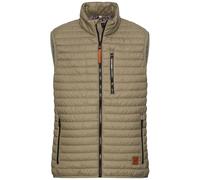camel active Gilet matelassé pour homme avec col montant, vert, 52
