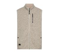 camel active Gilet polaire pour homme avec col montant, beige, 6XL