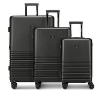 camel active Hanoi 4 roues Set de valises 3 pièces avec soufflet d'extension noir