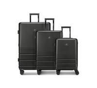 camel active Hanoi Parent, Noir , Kofferset + (3-teilig), Bagage rigide