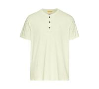 camel active Henley à Manches Courtes pour Homme en Coton Biologique, Vert, S