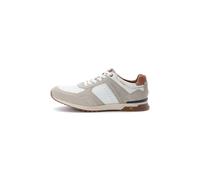 Camel Active Mocassins homme à lacets – semelle amovible, légers, flexibles – blanc cassé/marron 42