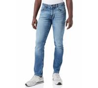 camel active Herren Slim Fit 5-Pocket Jeans Blau, 32, Menswear-36/32, Bleu, 36W / 32L Homme