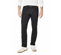 camel active Homme 5-pocket Houston Jean droit, Noir (Forever Black 9), 38W / 34L EU