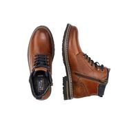 CAMEL ACTIVE Bottines à lacets 'Boston' bleu foncé / marron / jaune, Taille 44