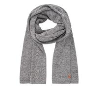 camel active Homme Écharpe en Tricot Lisse Écharpe tricotée , Gris,Taille unique