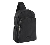 camel active Sac à bandoulière Journey pour homme, Noir, 21x9x28, 004428