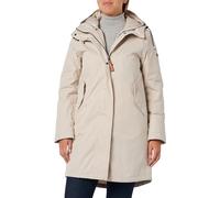 camel active Manteau Long Texxactive Aspect Coton, Marron, 54 Femme