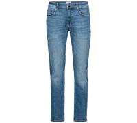 camel active Pantalon en Jean Stretch Houston pour Homme, Coupe Droite, Bleu Moyen, 34/30, Bleach Blue., 34W / 30L