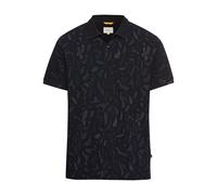 camel active Polo à Manches Courtes pour Homme en Pur Coton, Bleu foncé, XL