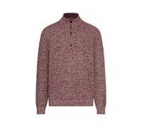 camel active Pull en Tricot pour Homme avec Structure chinée, Rouge ambré, XL