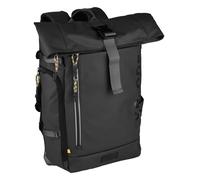camel active Explore Rolltop Sac à dos pour homme, 26 l, Noir, L, 004118