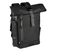 camel active Explore Rolltop Sac à dos pour homme, 26 l, Noir, L, 004118
