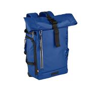camel active sac à dos pour ordinateur portable pour ordinateur portable Explore Rolltop Backpack 25L Blue bleu