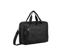 camel active Traces Porte-documents Cuir 39 cm Compartiment pour ordinateur portable noir