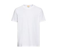 camel active T-Shirt Basique à Manches Courtes pour Homme avec col Rond, Blanc., XL