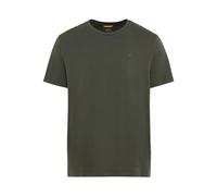 camel active T-Shirt Basique à Manches Courtes pour Homme avec col Rond, Vert, M