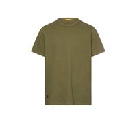 CAMEL ACTIVE T-Shirt écru / olive / orange, Taille L