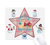 Camel Bird Castle Red Blue Square Christmas Snowman Family Star Mouse Pad