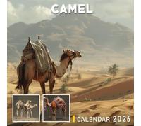 Camel Calendar 2026: Desert Wanderers in Silhouettes and Sandy Splendor