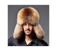(Camel)Mens Thick Ushanka Winter Faux Fur Thermal Russian Cossack Trapper Snow Hats