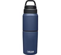 CamelBak Bouteille Multibev SST Vacuum 500 ML avec Tasse 350 ML Hydration Unisex-Adult, Marine/Marine, 17/12 oz