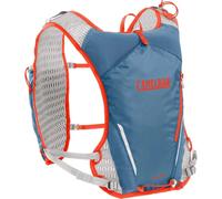 Camelbak - CB2822401000 - Gilet d'hydratation - Unisexe - Trail Run - y compris 2 bouteilles Quick Stow™ de 0,5L chacune - bleu-orange