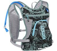 CAMELBAK Chase Gilet de vélo pour Femme 4 l avec réservoir de 1,5 l Bleu minéral et Noir 4 l