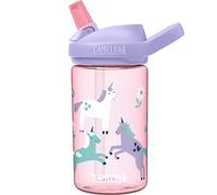 CAMELBAK Eddy+ Kids Everyday Bouteille d'eau - Design résistant aux chutes - Sans BPA - Anti-fuite - Passe au lave-vaisselle - 400 ml, licorne florale