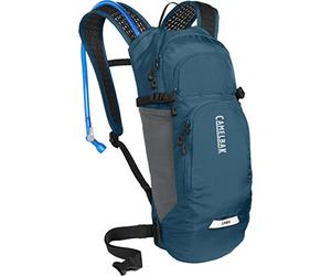 CamelBak Lobo 9 Bike Sac d'hydratation pour Casque avec piège à Tube magnétique Bleu marocain/Noir 1,98 l