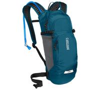 CamelBak Lobo 9 Bike Sac d'hydratation pour Casque avec piège à Tube magnétique Bleu marocain/Noir 1,98 l