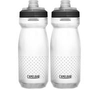 CAMELBAK Podium 620ml - bouteille de vélo - pression facile - bouchon auto-fermant - transport étanche - meilleure hydratation - Carbon, taille: OS (Lot de 2)